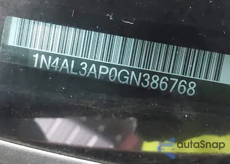 2016 Nissan Altima 2.5 S from USA, damaged, VIN 1N4AL3AP0GN386768